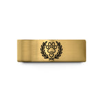 holiday presents for mom – gold tungsten heart wreath wedding band