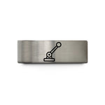 presents for both genders – blue & gray tungsten lever class 1 wedding band