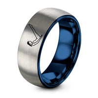 swatch color sample for Scissor Supine Pose ring style 03