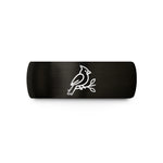personalized presents for men – black tungsten cardinal on branch wedding band