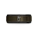 personalized presents for men – gunmetal & black tungsten fire extinguisher wedding band