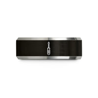 holiday presents for twosomes – black & gray tungsten screwdriver flathead wedding band