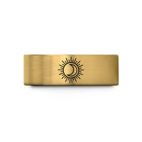 tungsten wedding band couples – gold tungsten sun moon wedding band
