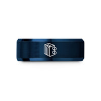 personalized presents for lovers – blue tungsten fuel cell stack wedding band