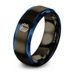 gunmetal & blue tungsten fuel cell stack ring