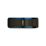 romantic presents for partners – gunmetal & blue tungsten banana plug wedding band