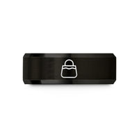 holiday presents for couples – black tungsten afikoman bag wedding band