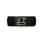 holiday present ideas friends – black & rose gold tungsten elf hat wedding band