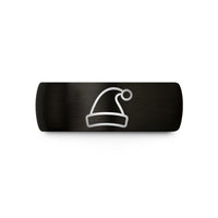 personalized friend present ideas – black tungsten elf hat wedding band