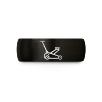 holiday presents for her – black tungsten floor jack wedding band