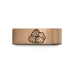 romantic presents for partner – rose gold & blue tungsten tater tots wedding band