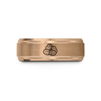 best holiday presents couples – rose gold tungsten tater tots wedding band