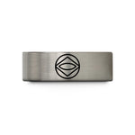 custom wedding bands men – blue & gray tungsten brazil flag wedding band