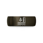 special present ideas mom – gunmetal & black tungsten water depth wedding band