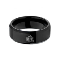 best christmas presents 2023 – black tungsten windsor castle wedding band
