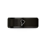 best presents for mothers – black tungsten south america wedding band