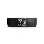 presents ideas for grandma – black tungsten tuba player wedding band