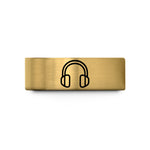 cool presents for teens – gold tungsten headphones wedding band