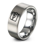 best presents for siblings – silver tungsten treasure chest key ring