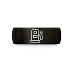 holiday presents for her – black tungsten gas pump wedding band