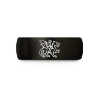 unique christmas gifts mom – black tungsten dragon rider wedding band