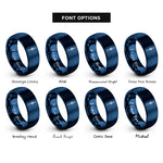 font options for inside engraving on blue cn tower rings