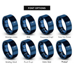 font options for inside engraving on blue cn tower rings