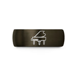 special presents for partner – gunmetal & black tungsten concert grand wedding band