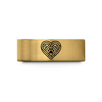 tungsten bands for couples – gold tungsten celtic paw wedding band