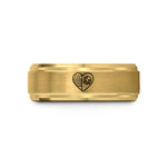 tungsten band for her – gold tungsten usa mexico heart wedding band