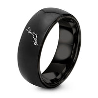 Couples Christmas Gift Ideas – black tungsten japan ring