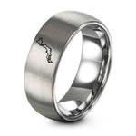 Couples Christmas Gift Ideas – silver tungsten japan ring