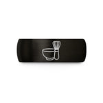 romantic presents for couples – black tungsten matcha bowl whisk wedding band