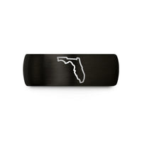 tungsten wedding bands men – black & gold tungsten florida wedding band