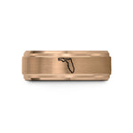 tungsten wedding bands men – rose gold tungsten florida wedding band
