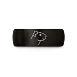 personalized presents for couples – black tungsten guinea pig wedding band