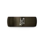 unique presents for girlfriend – gunmetal & black tungsten lead climber wedding band