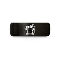 romantic presents for her – black tungsten snare drumsticks wedding band