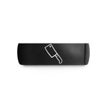 romantic presents for him – black tungsten cleaver wedding band