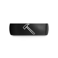 matching rings for couples – black tungsten halligan bar wedding band