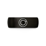 wedding bands for couples – black tungsten split lock washer wedding band