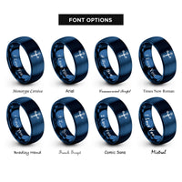font options for inside engraving on blue crux (southern cross) rings