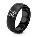 swatch color sample for Crossed Cannons ring style 01