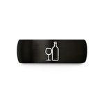 wedding bands for couples – black & gold tungsten wine duo wedding band