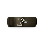 personalized gifts for women – gunmetal & black tungsten mallard wedding band