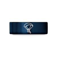 personalized presents for her – blue tungsten paraglider wedding band