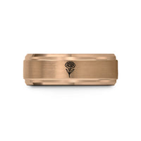special presents for men – rose gold tungsten january carnation wedding band