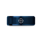 men's tungsten rings – blue tungsten unit circle wedding band