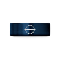 men's tungsten rings – blue tungsten unit circle wedding band