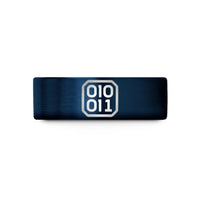 unique jewelry for her – blue tungsten binary 0101 band wedding band